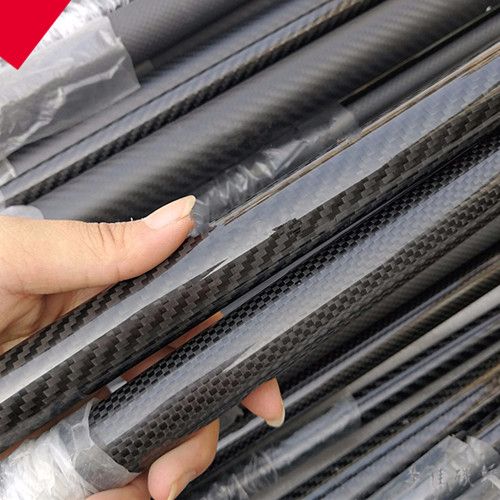 6mm×4mmx500mm 3k matte twill Carbon Fiber Tube Carbon Pipe - Click Image to Close